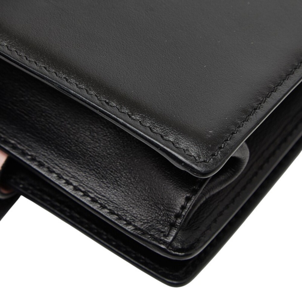 PRADA Black Leather Shoulder Bag - Picture 6 of 10